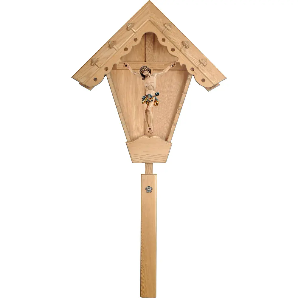 Feldkreuz mit Corpus barock