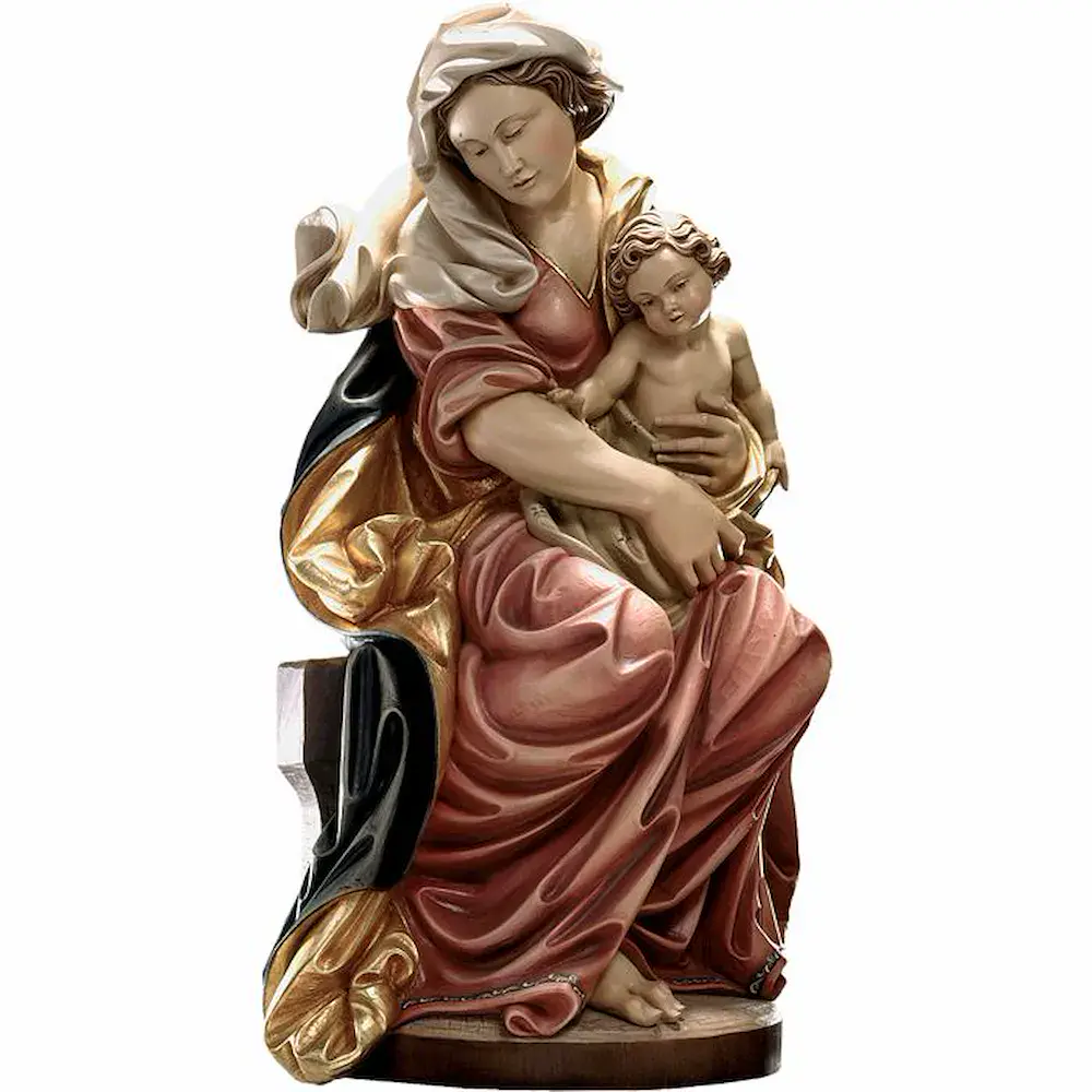 Sitting Madonna baroque