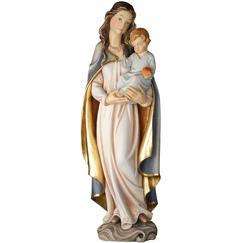 Madonna con bambino e mela
