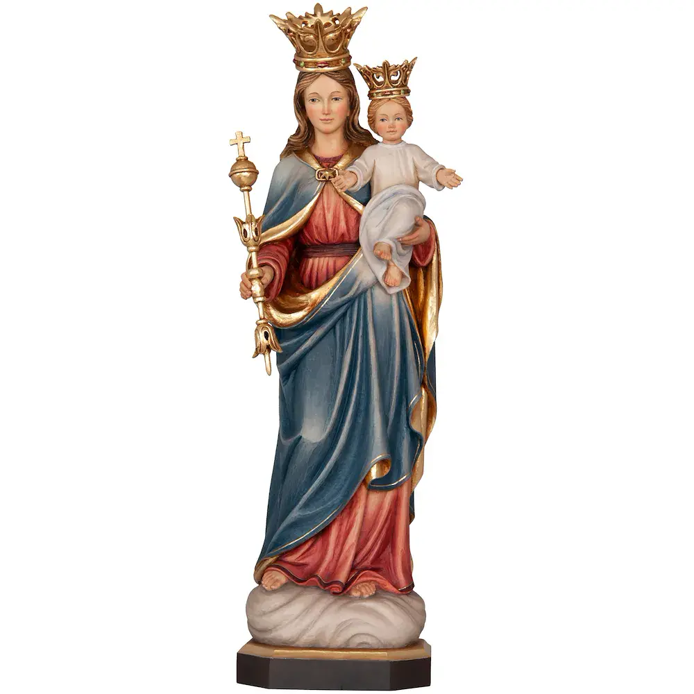 Maria Ausiliatrice Staua in legno