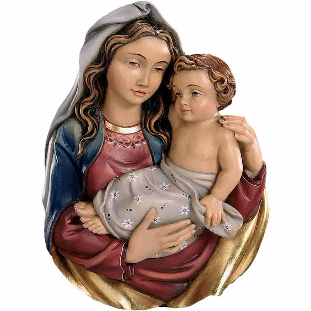 Madonna rilievo mezzobusto nuova
