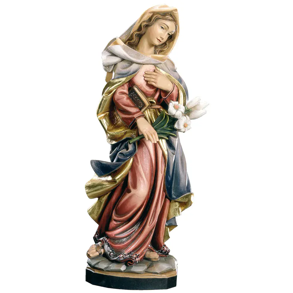 Madonna immacolata con giglio