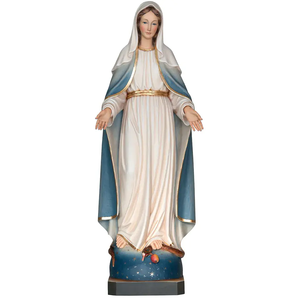 Madonna Immaculata Miracolosa Legno