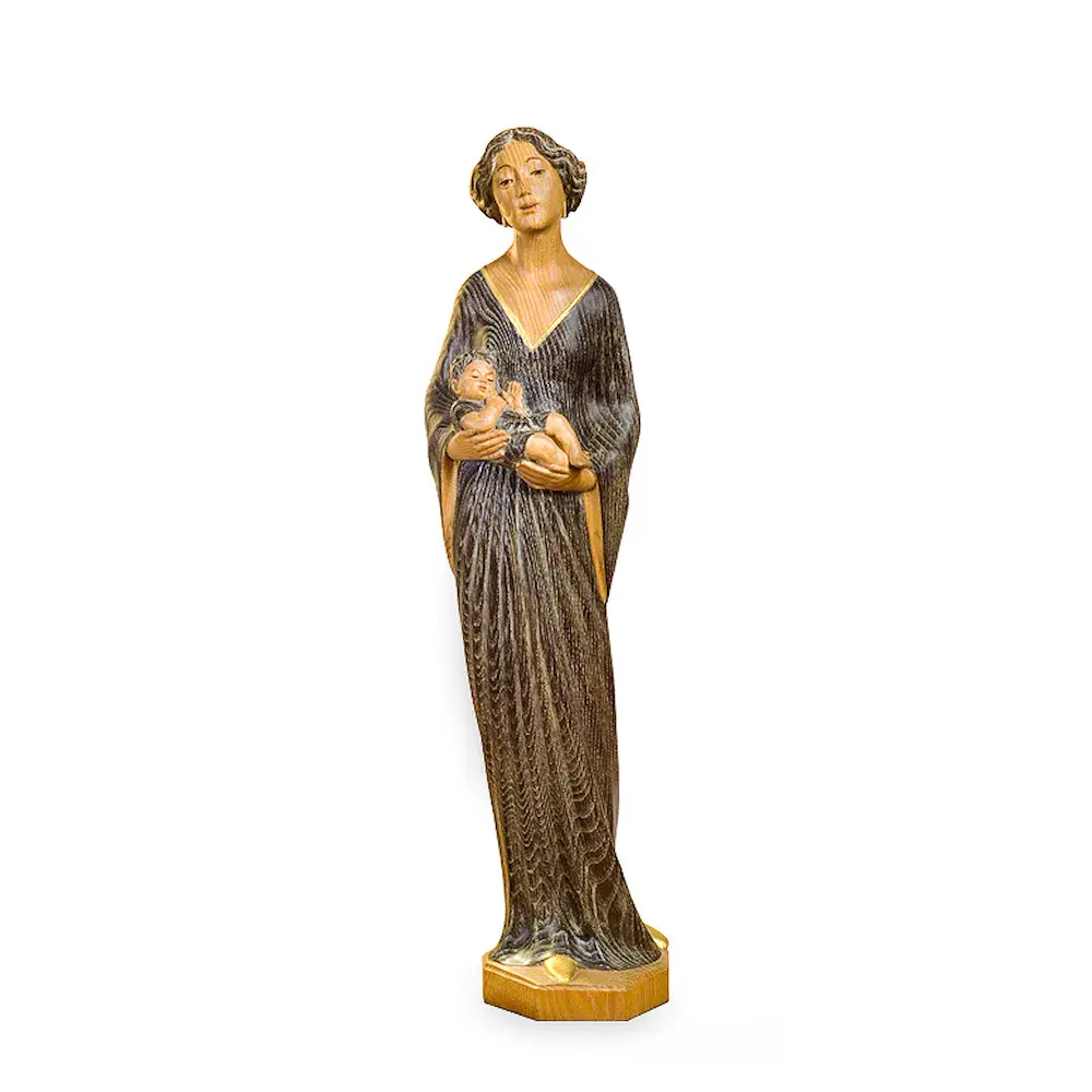Madre con bambino (stile liberty)