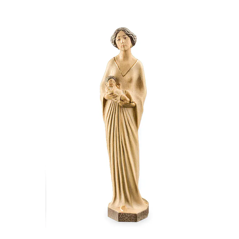 Mutter mit Kind (Kleid weiss)