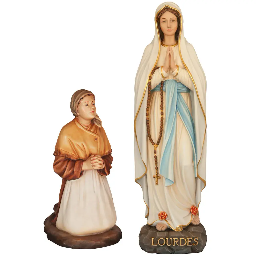 Lourdes Madonna mit Bernadette