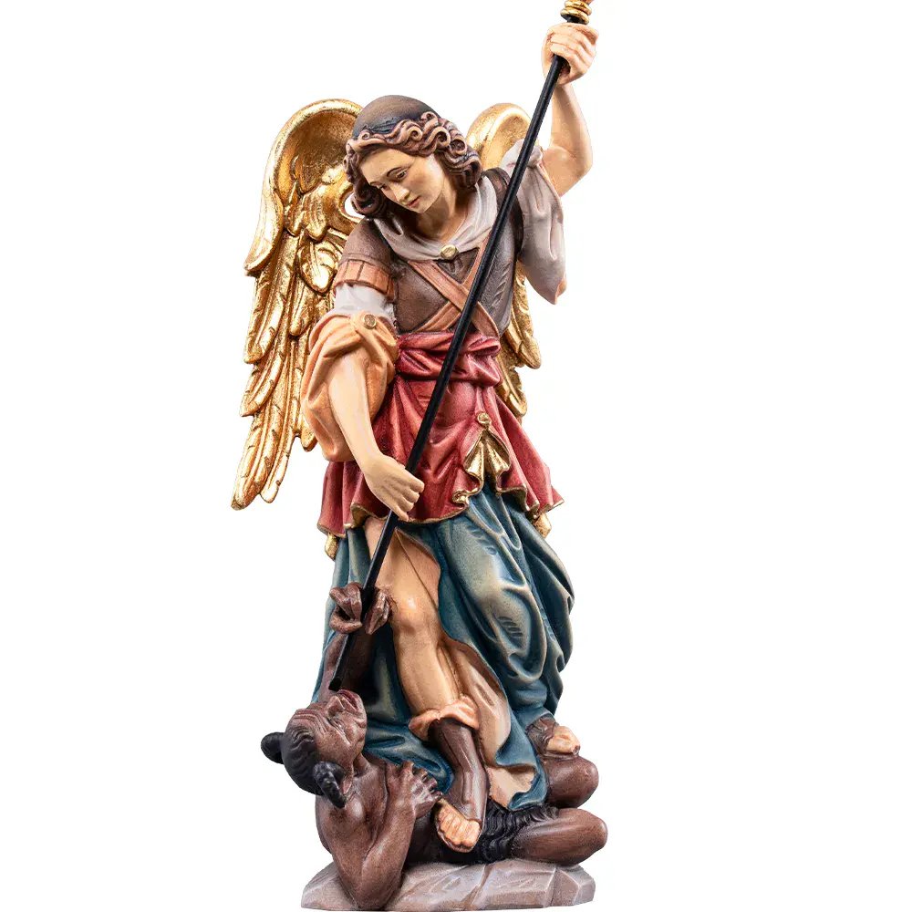 St. Michael archangel with devil
