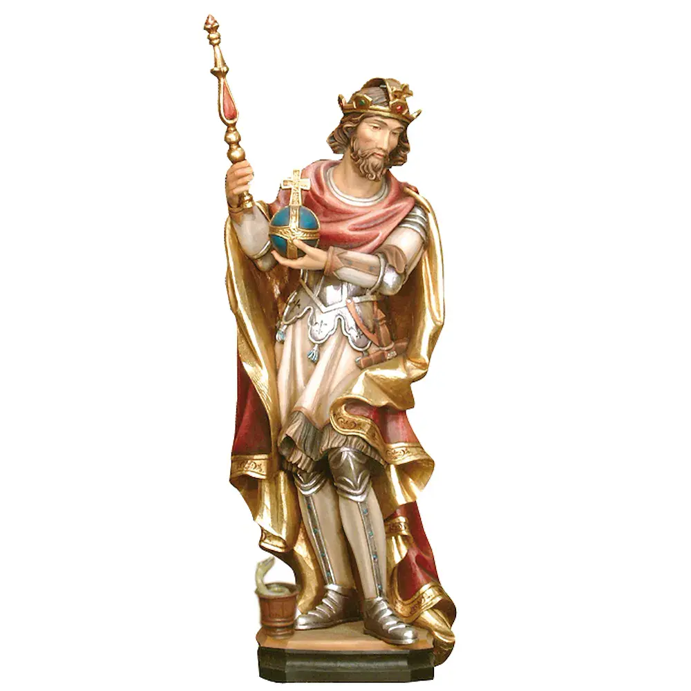 St. Eduard the Confessor with snake