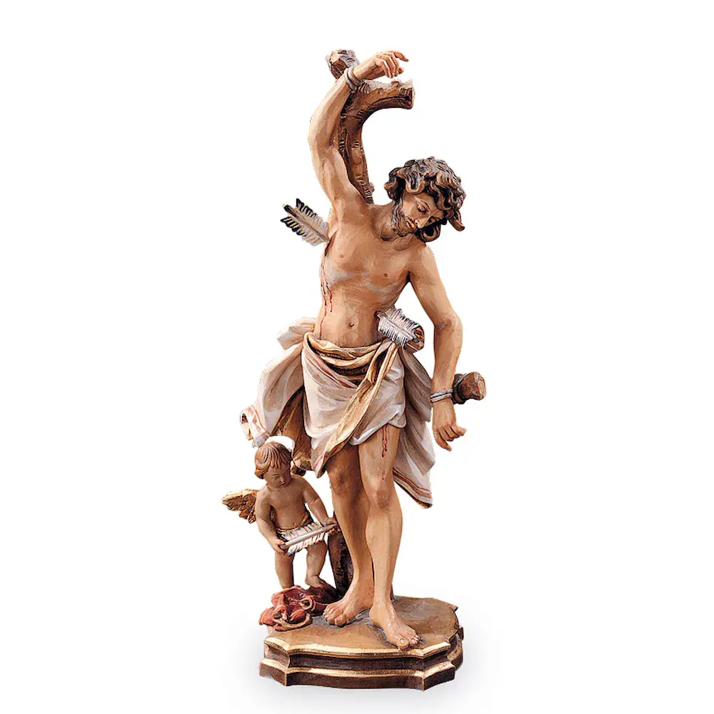 St. Sebastian with angel