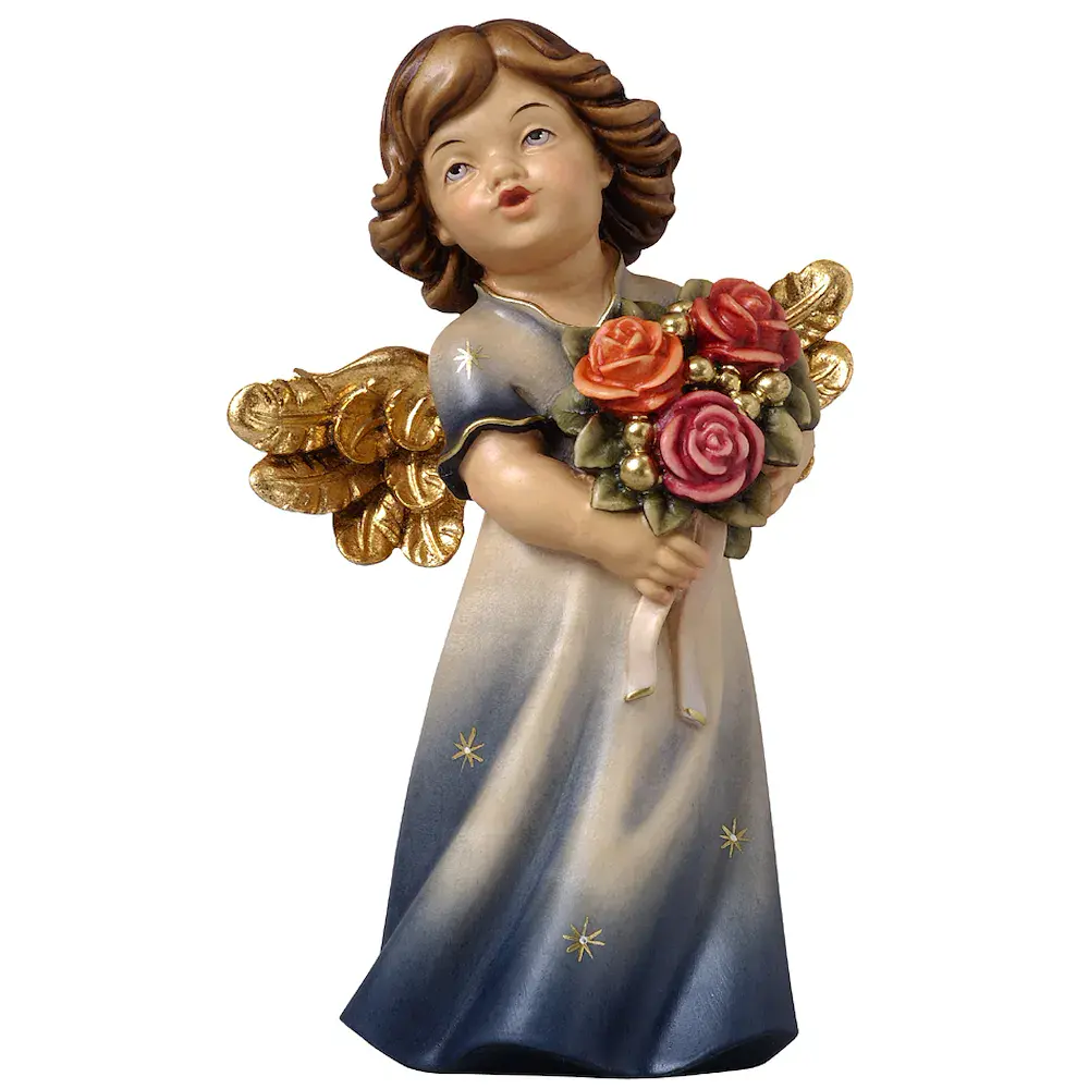 Mary Engel mit Rosen