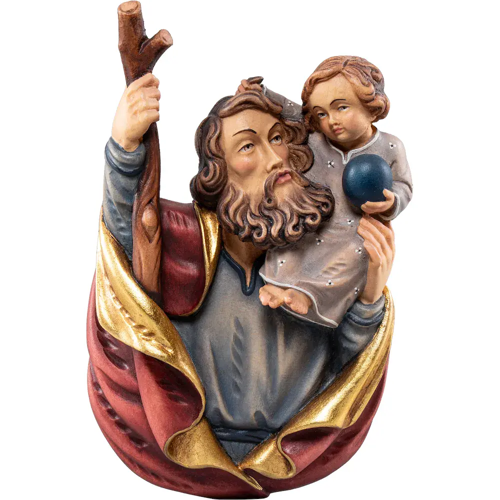 San Cristóbal busto