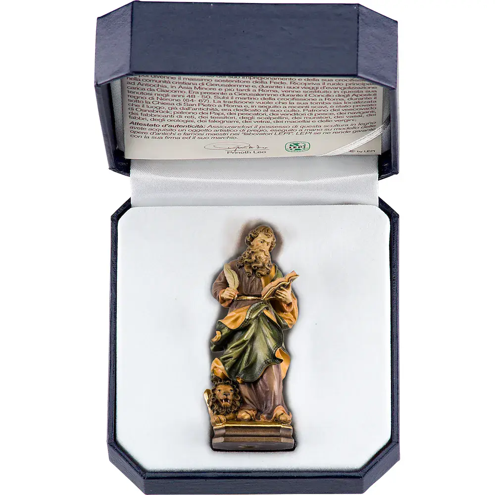 S. Marcos el evangelista con el estuche