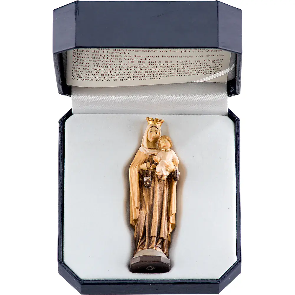 Virgin of the Carmel's mon.with case