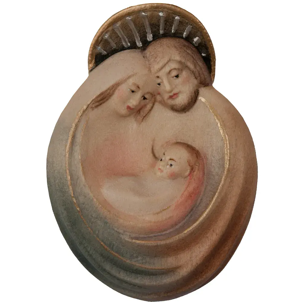Lucky Charm - Holy Family Wooden
