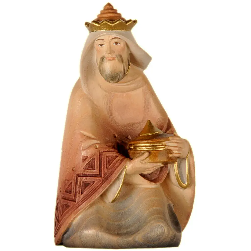 König kniend