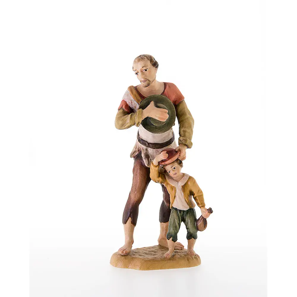 Shepherd with child