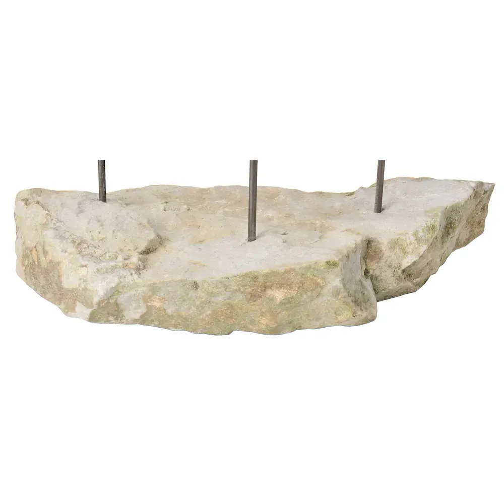 Stone for edelweiss flowers