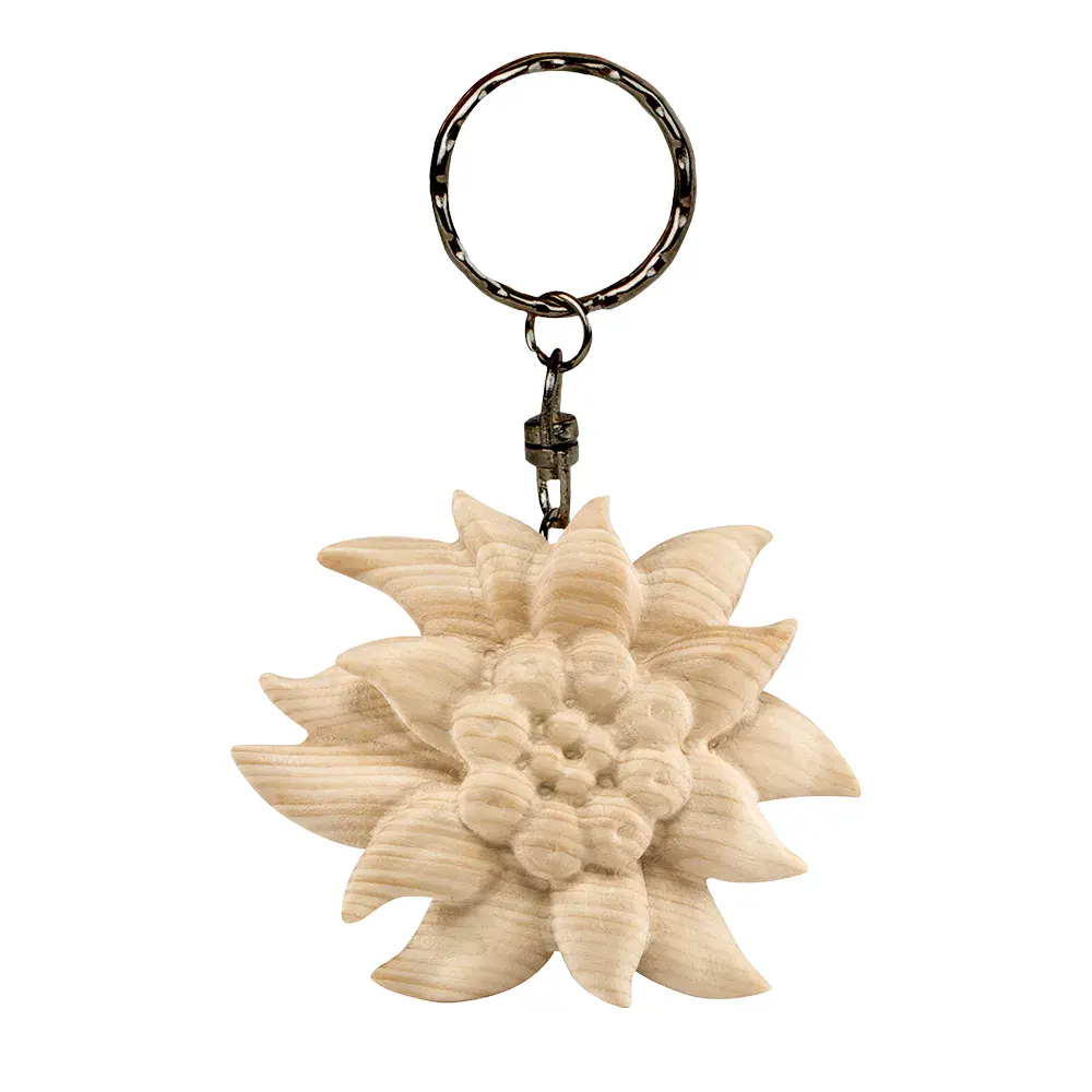 Edelweiss keyring pendant