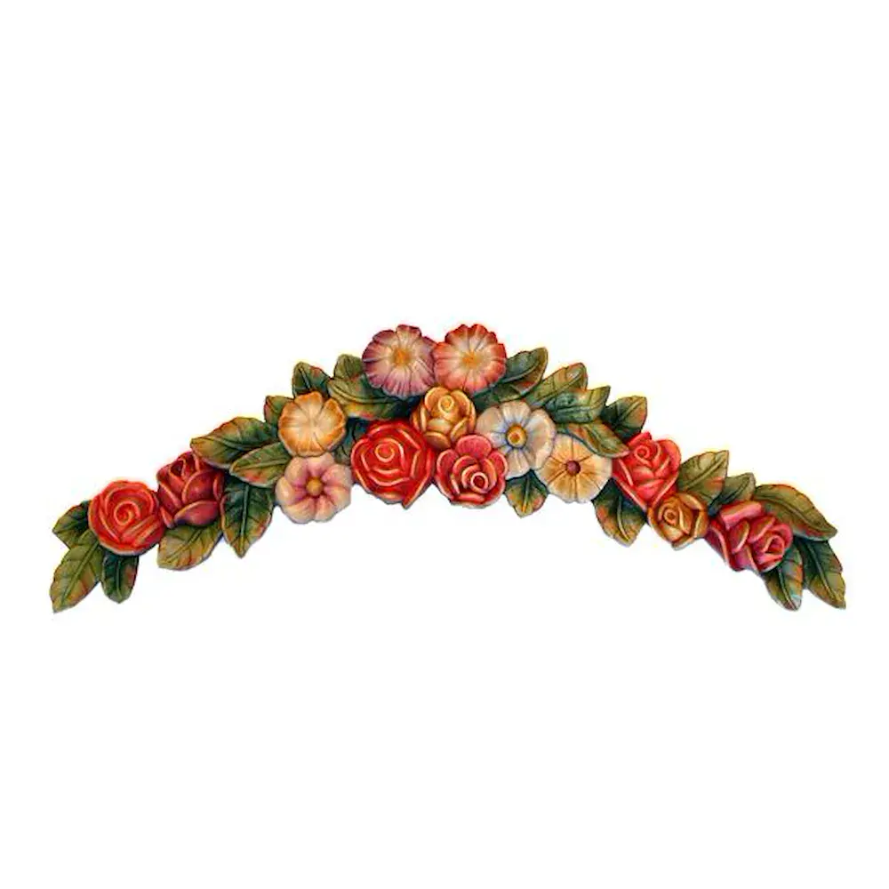 Door accessories with flowers