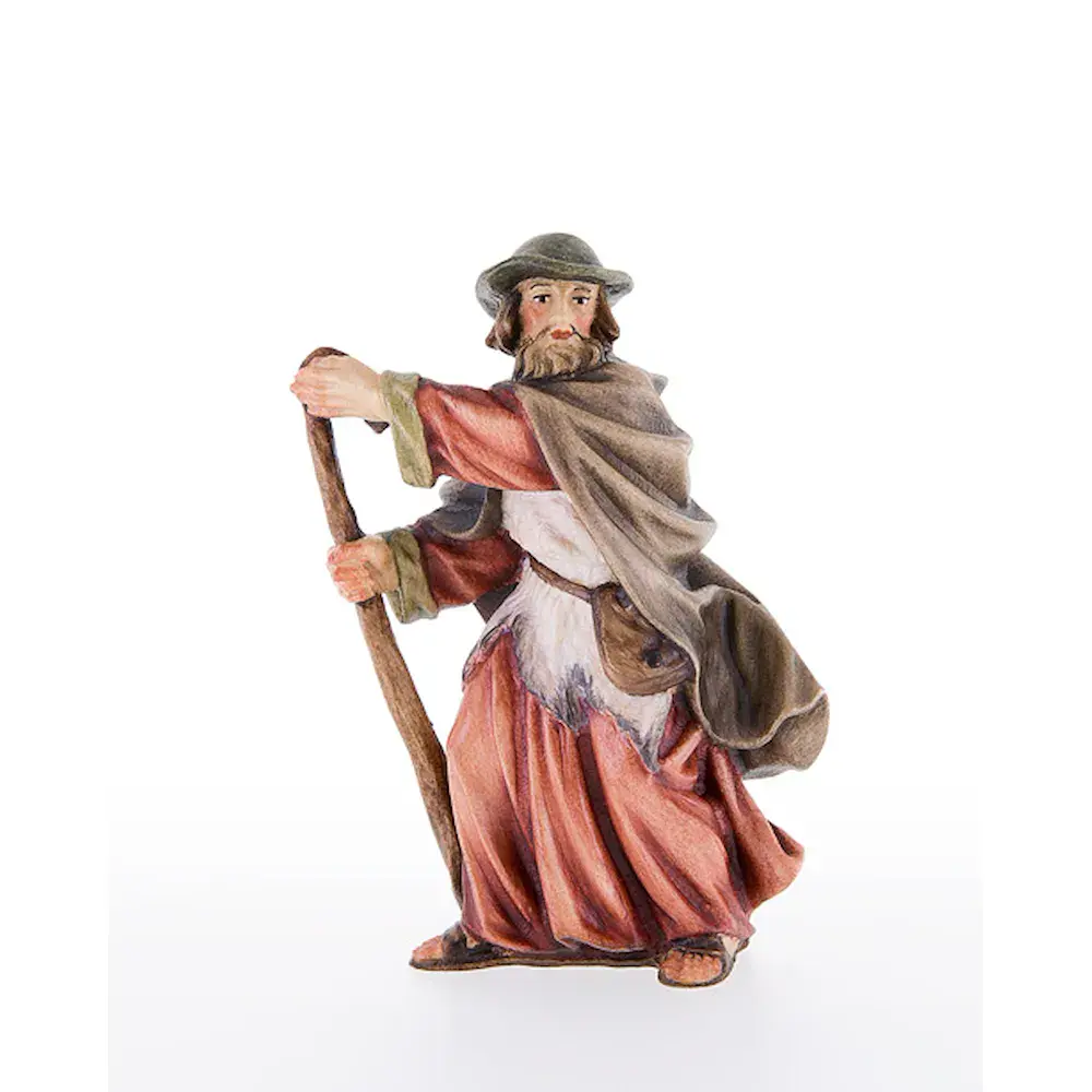 Shepherd with walking stick