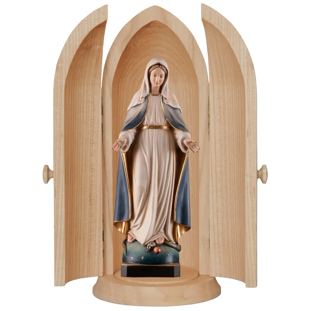 Niche with Our Lady of Grace Miracolous