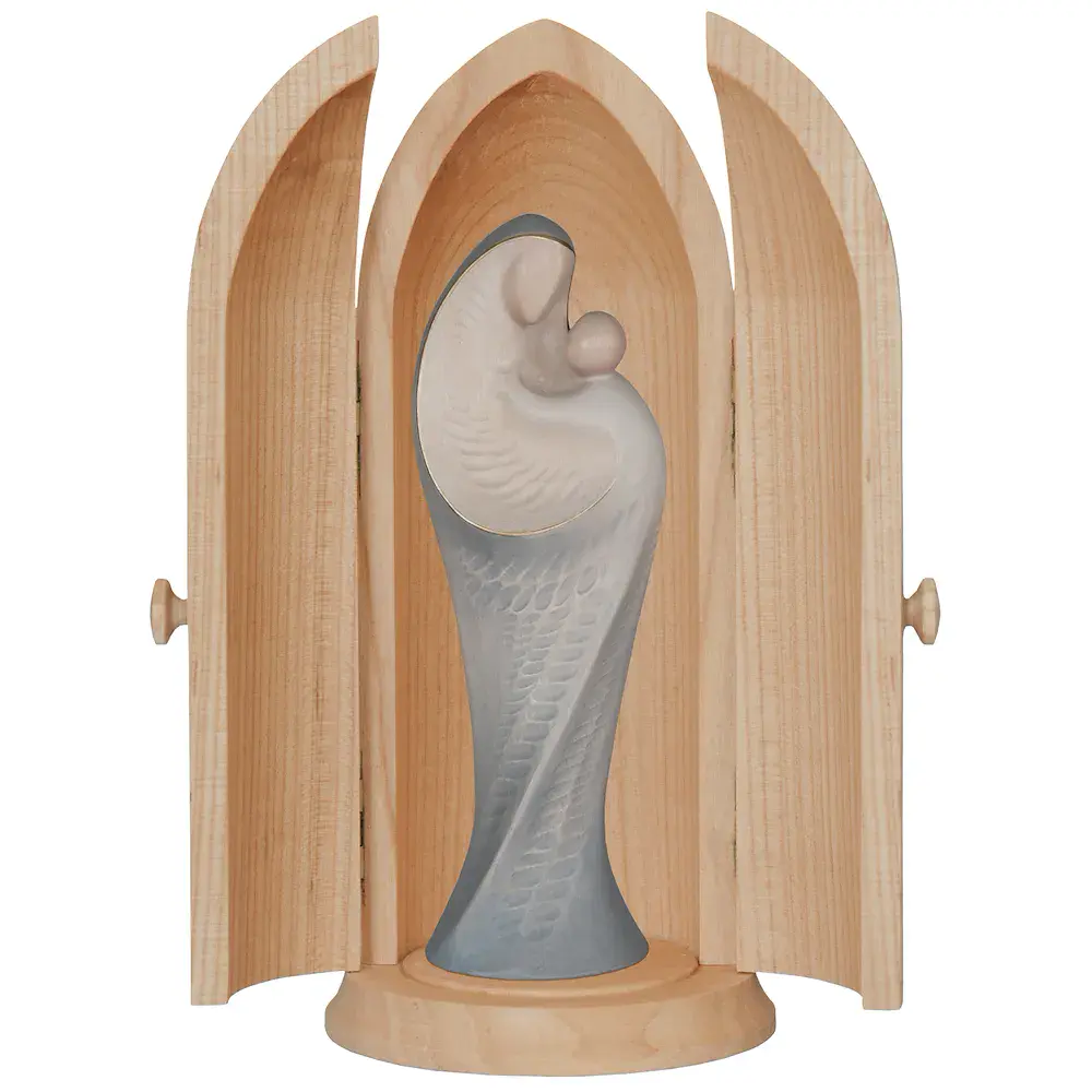 Niche with Meditation Madonna with child