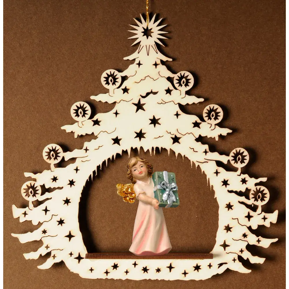 Weihnachtsbaum mit Engel Paket