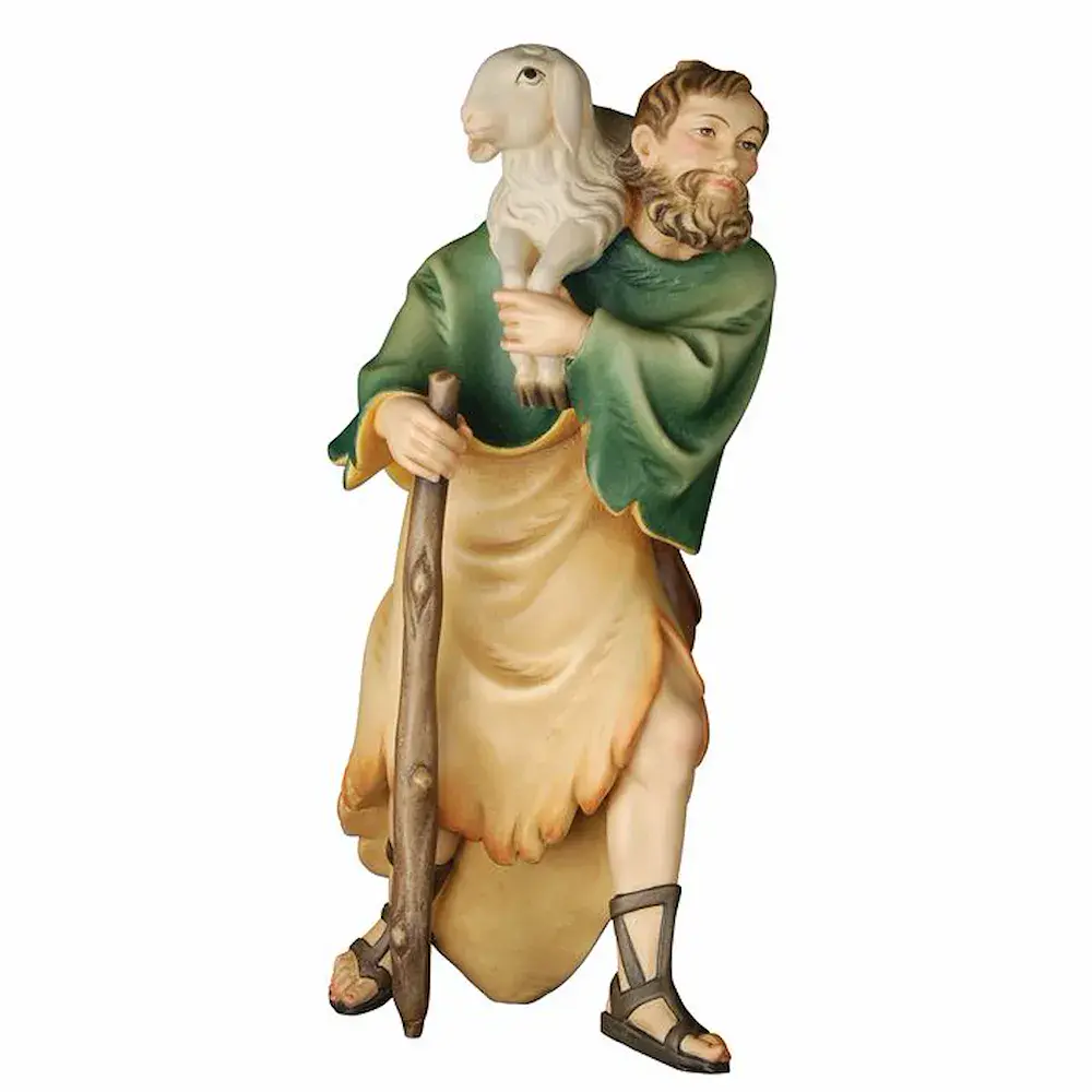 Herdsman with lamb