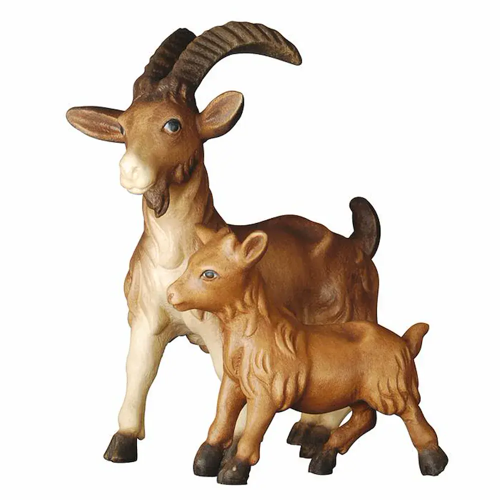 Goat with kid