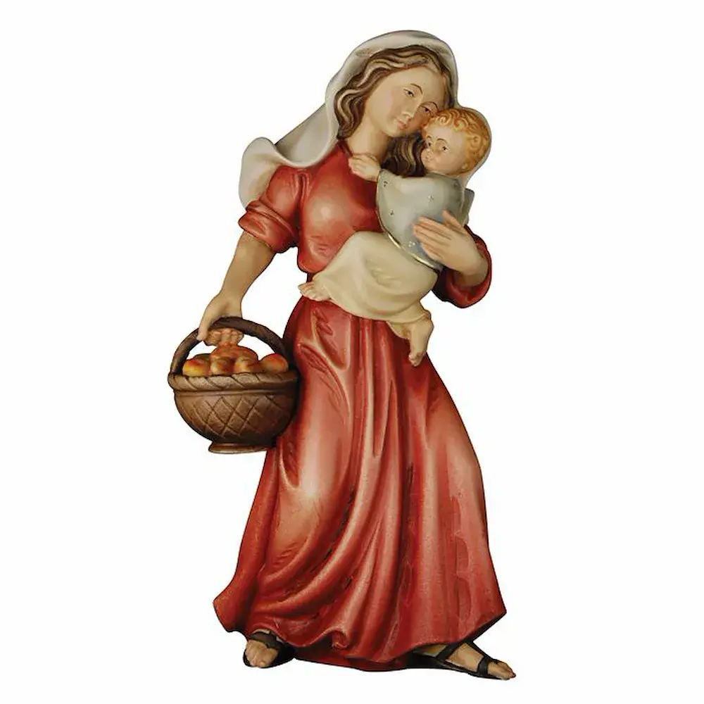 Herds-woman with child