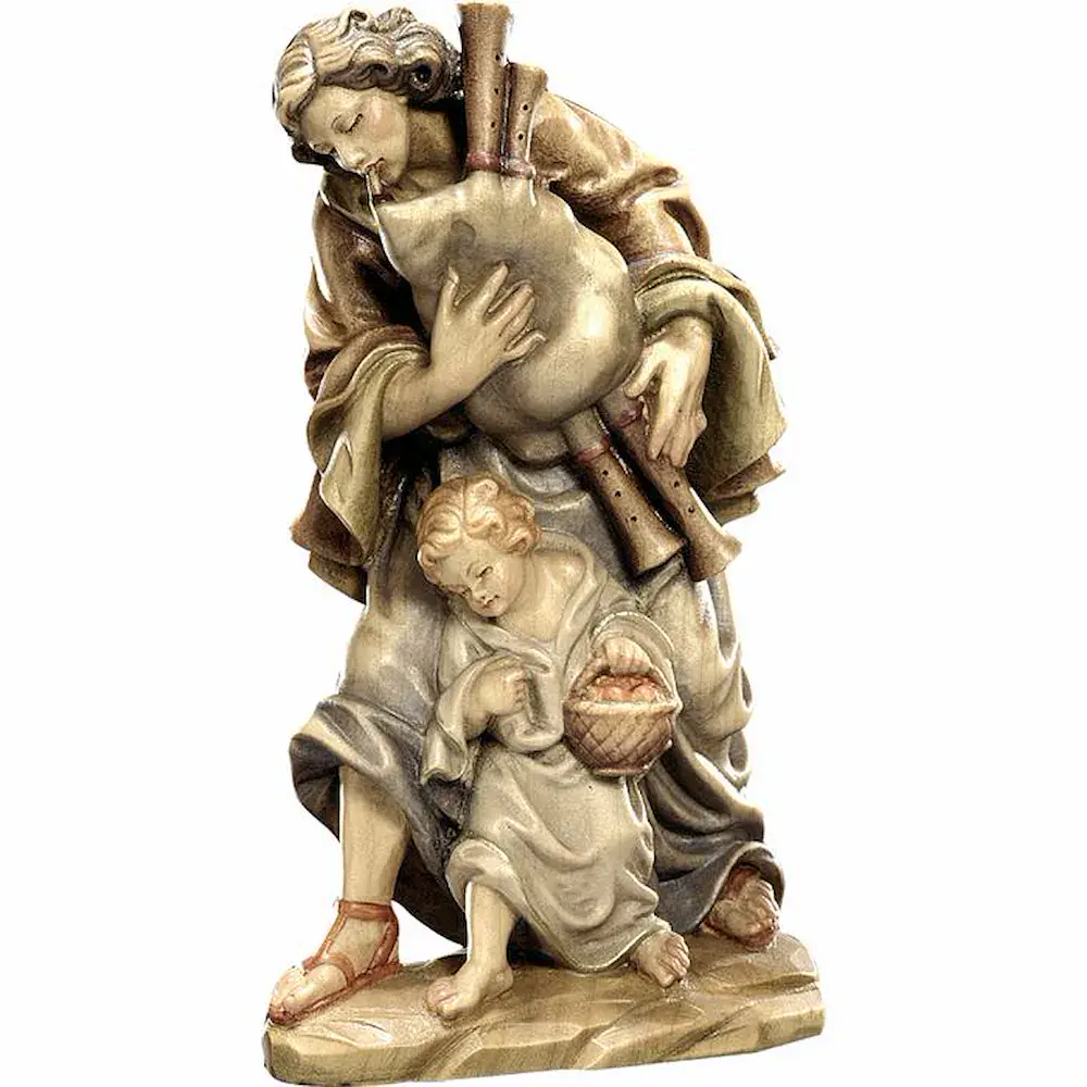Gaitero con niño