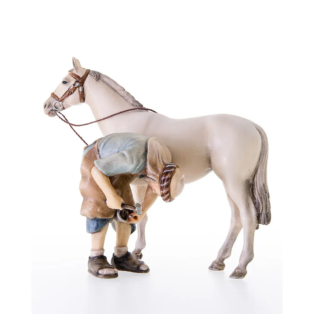 Herrero orientale con caballo