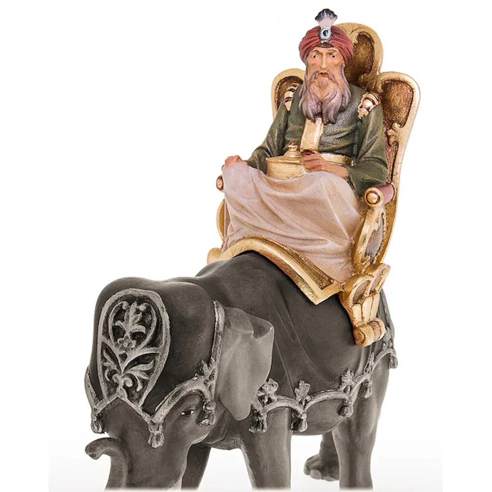 El rey en la montura (Baltasar) sin elef
