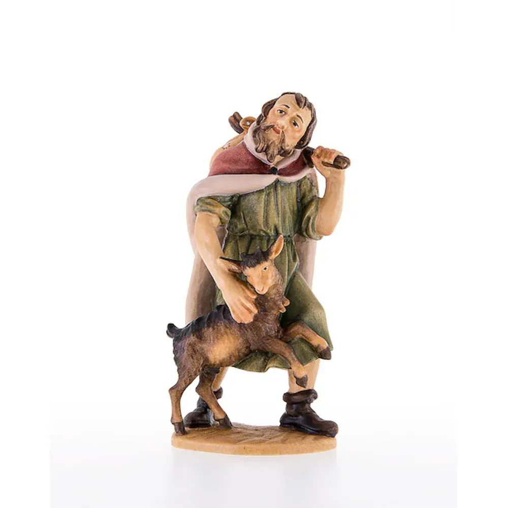 Pastor con la cabrita
