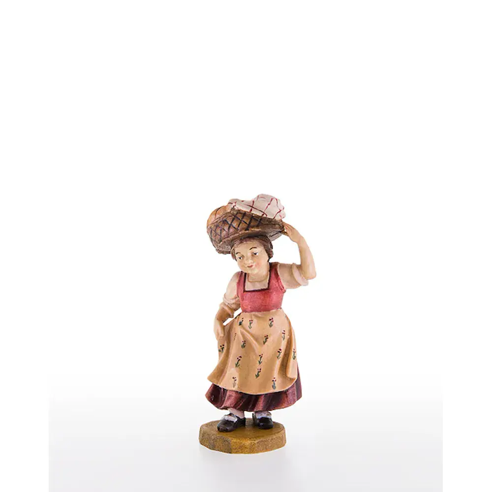 Muchacha con la cesta de pan