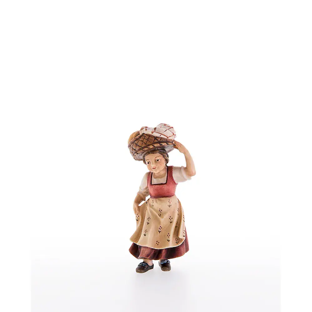 Muchacha con la cesta de pan