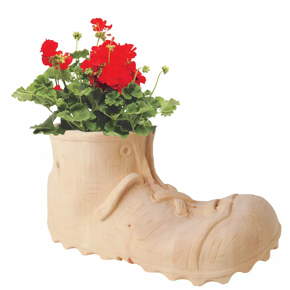 Scarpone per vaso fiori