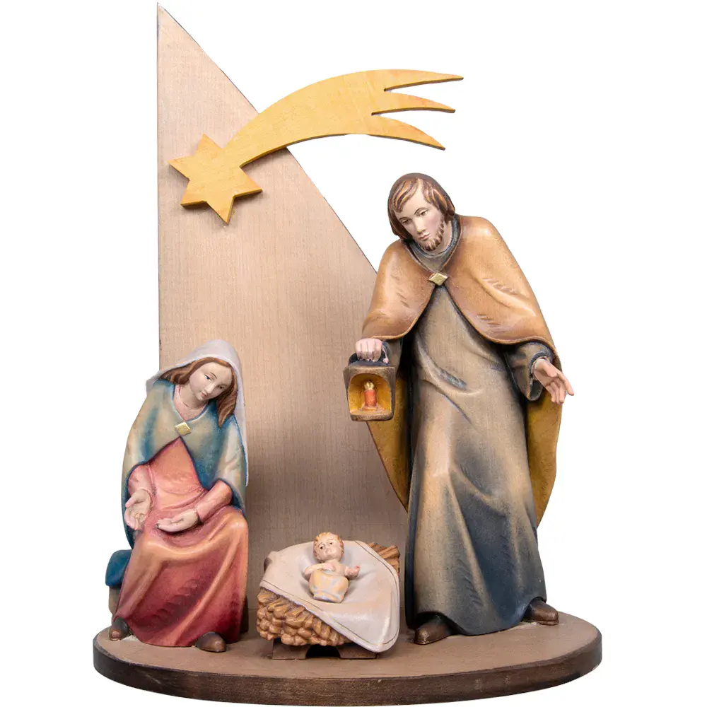 Gruppo presepio Karl 2000 con capanna stella cl.