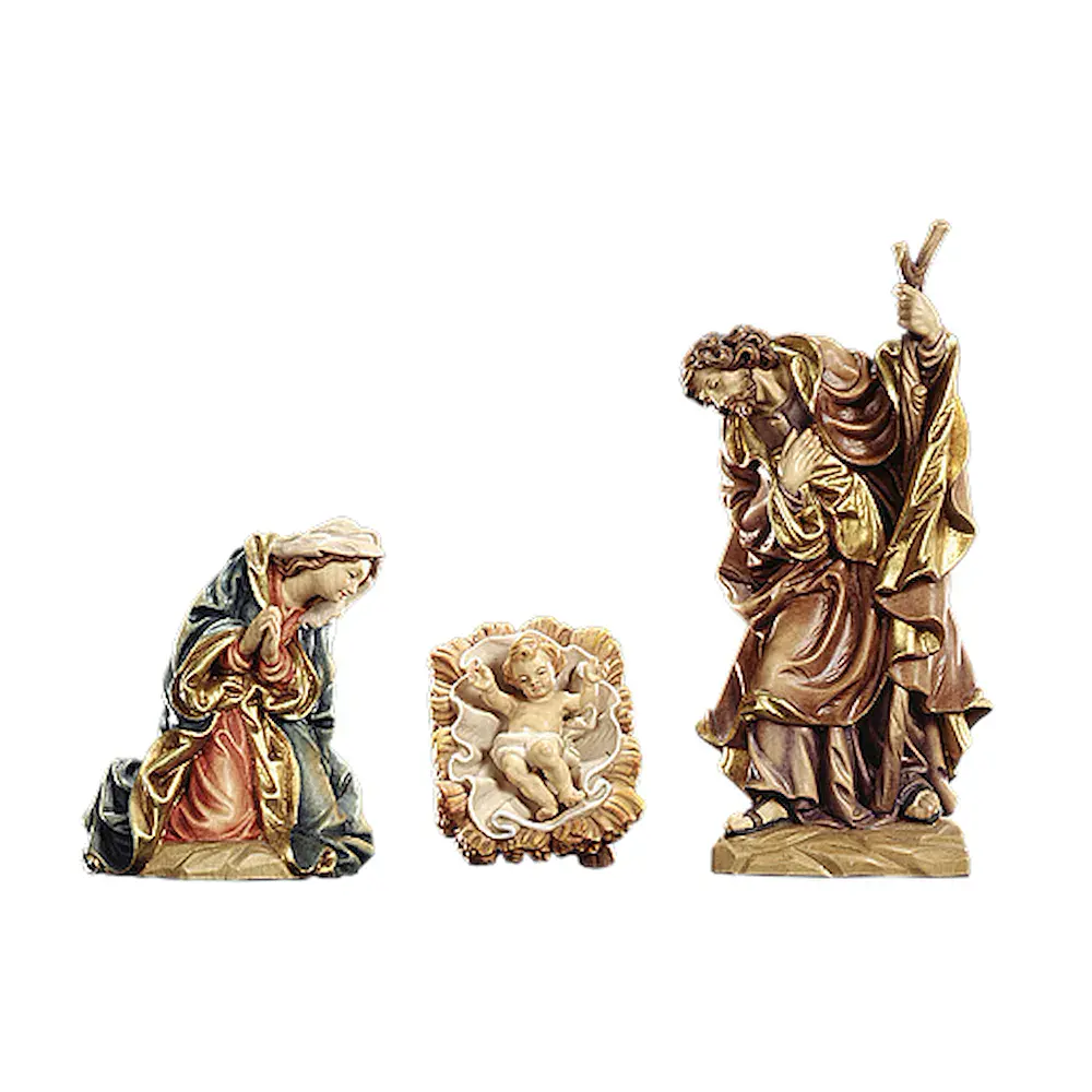 Sacra famiglia presepio barocco