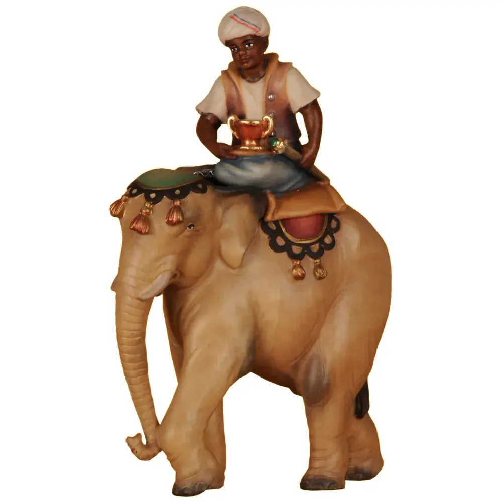 Elefante con servitore