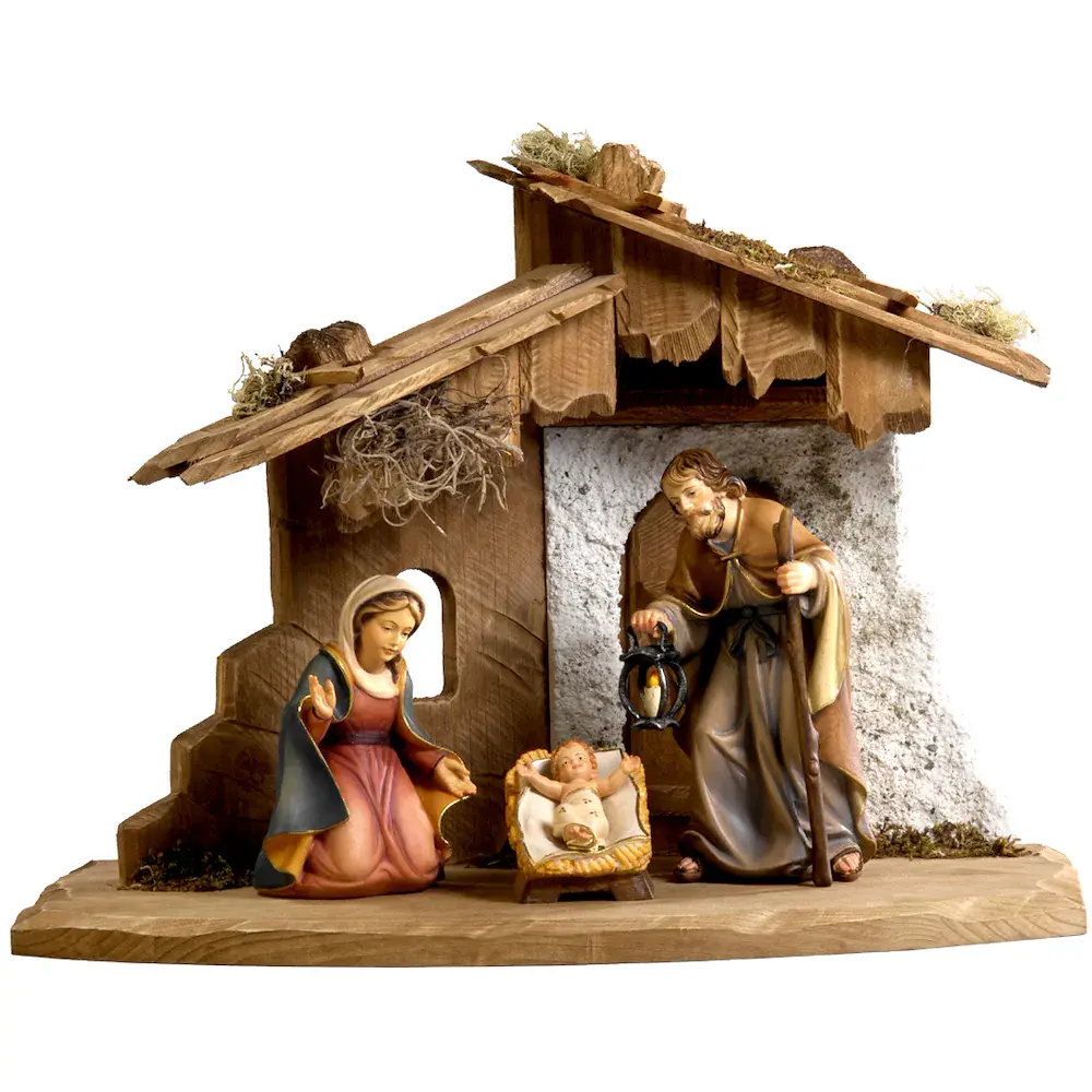 Capanna con Sacra famiglia di Betlemme