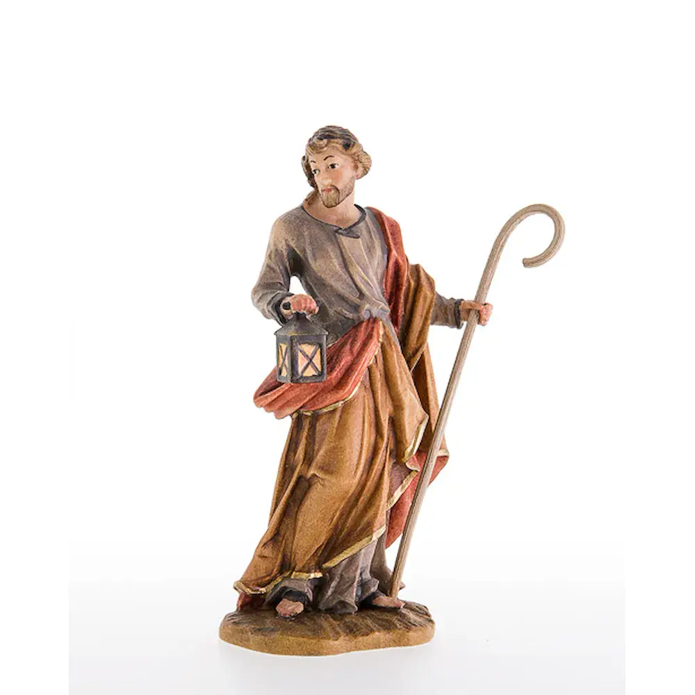 San Giuseppe con bastone e lanterna