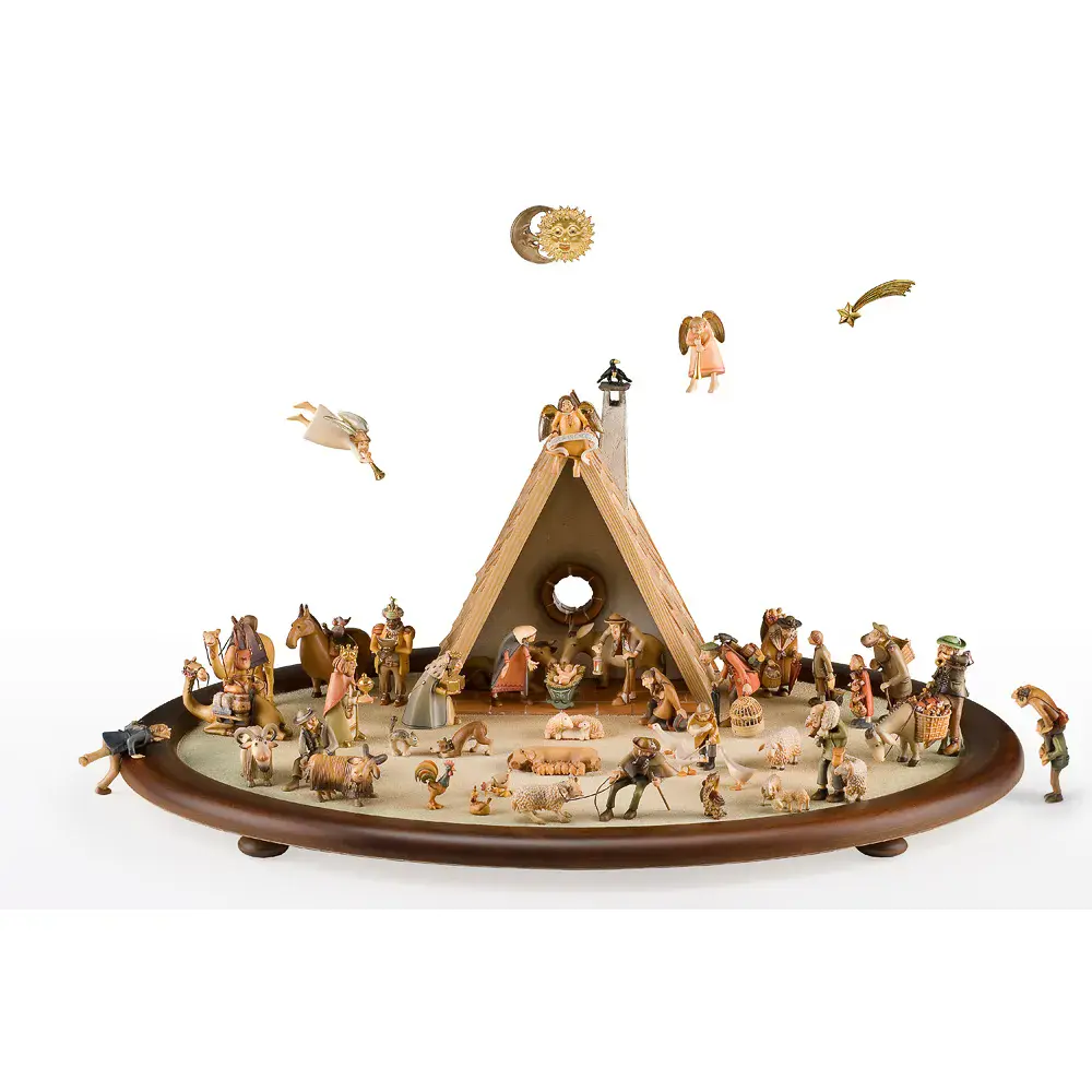 Set di 50 figure con cornice & stalla