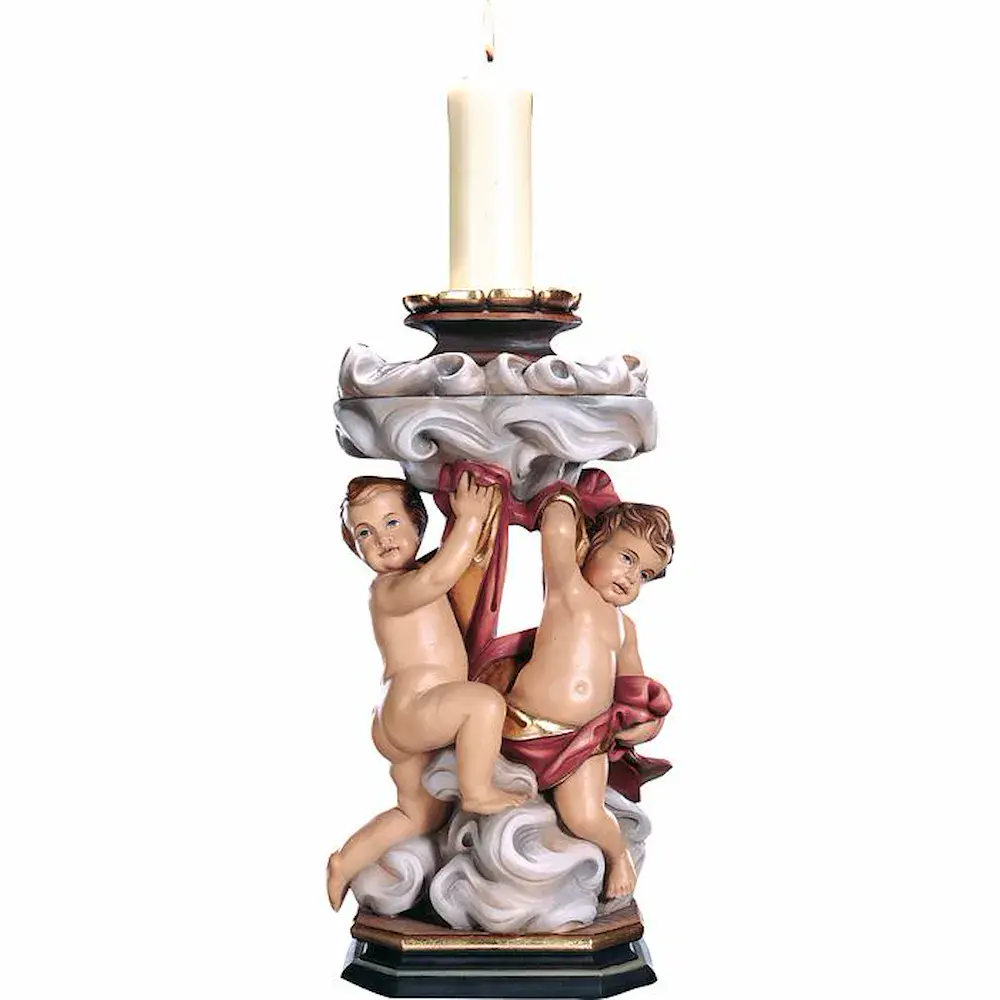 Pedestal with angels