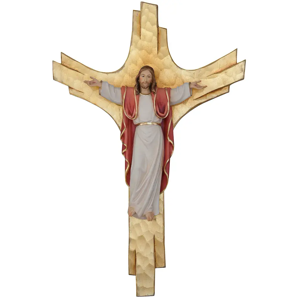 Auferstandener auf Strahlenkreuz