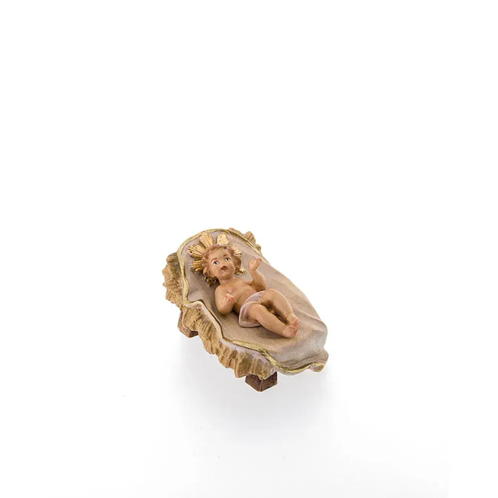Infant Jesus with cradle - 2 pieces