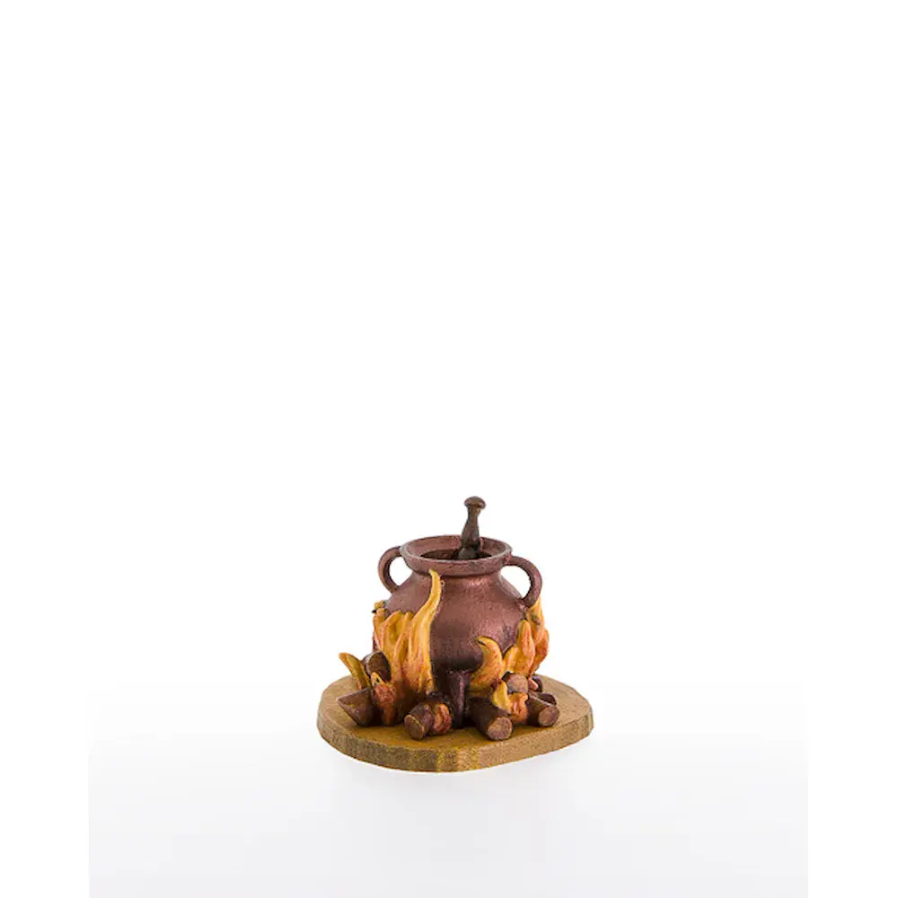 Kettle with fire