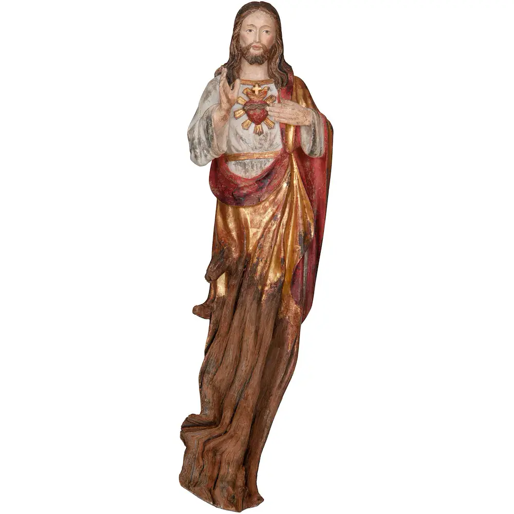 Herz Jesu Wurzelschnitzerei