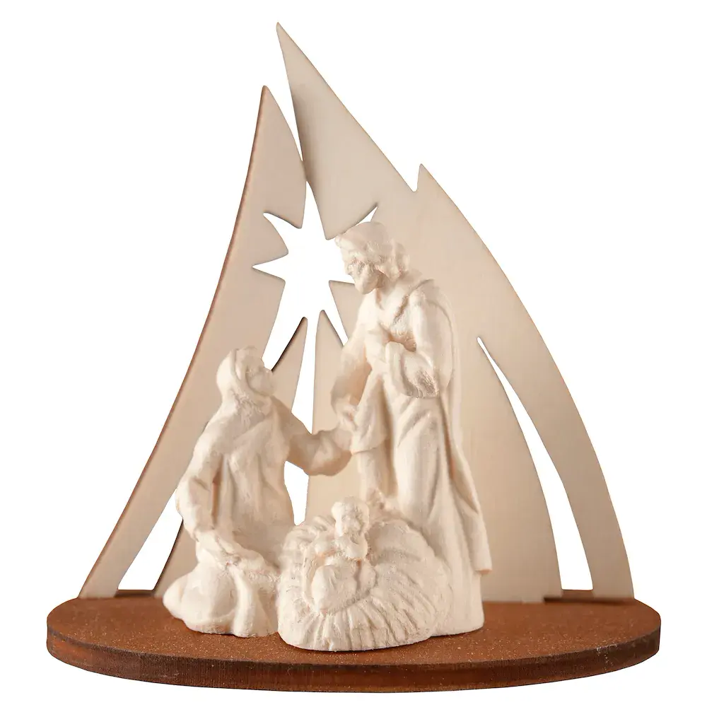 Hl. Famillie Salcher mit Stall Morgenstern