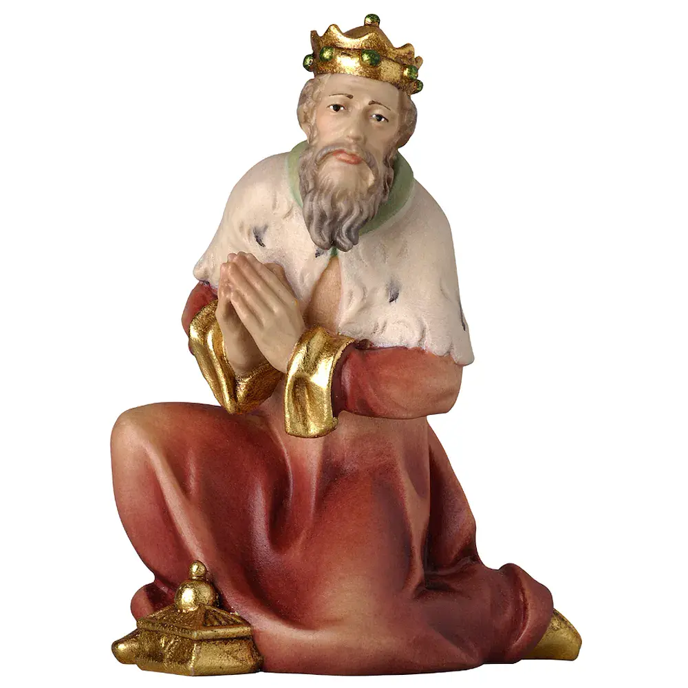 König kniend